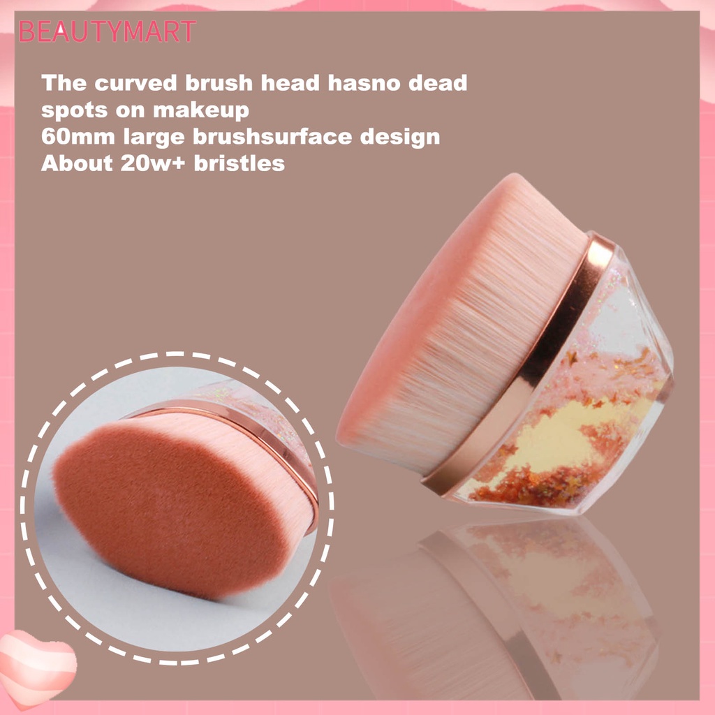 Cọ Trang Điểm Đầu Phẳng Thiết Kế Chắc Chắn Tiện Dụng Cho Nữ