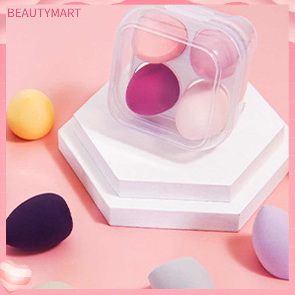 Set 4 / 8 Mút Trang Điểm Mềm Mại Hình Quả Trứng Độ Đàn Hồi Cao Thoáng Khí