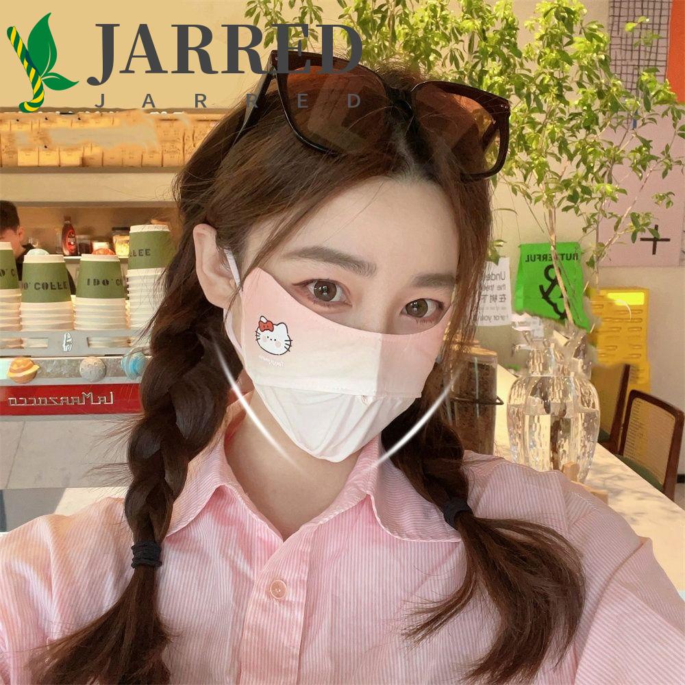 Mặt Nạ Lụa Lạnh Chống Tia UV Bảo Vệ Mắt Hình Chú Chó Hoạt Hình Dễ Thương