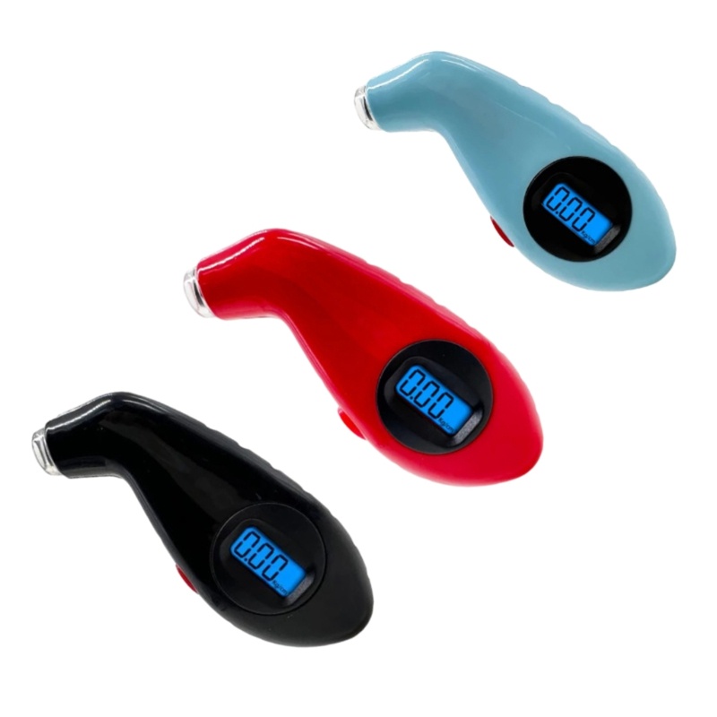 Đồng Hồ Đo Áp Suất Lốp Xe Kỹ Thuật Số Có Đèn Nền Chuyên Dụng Cho Xe Hơi Xe Tải