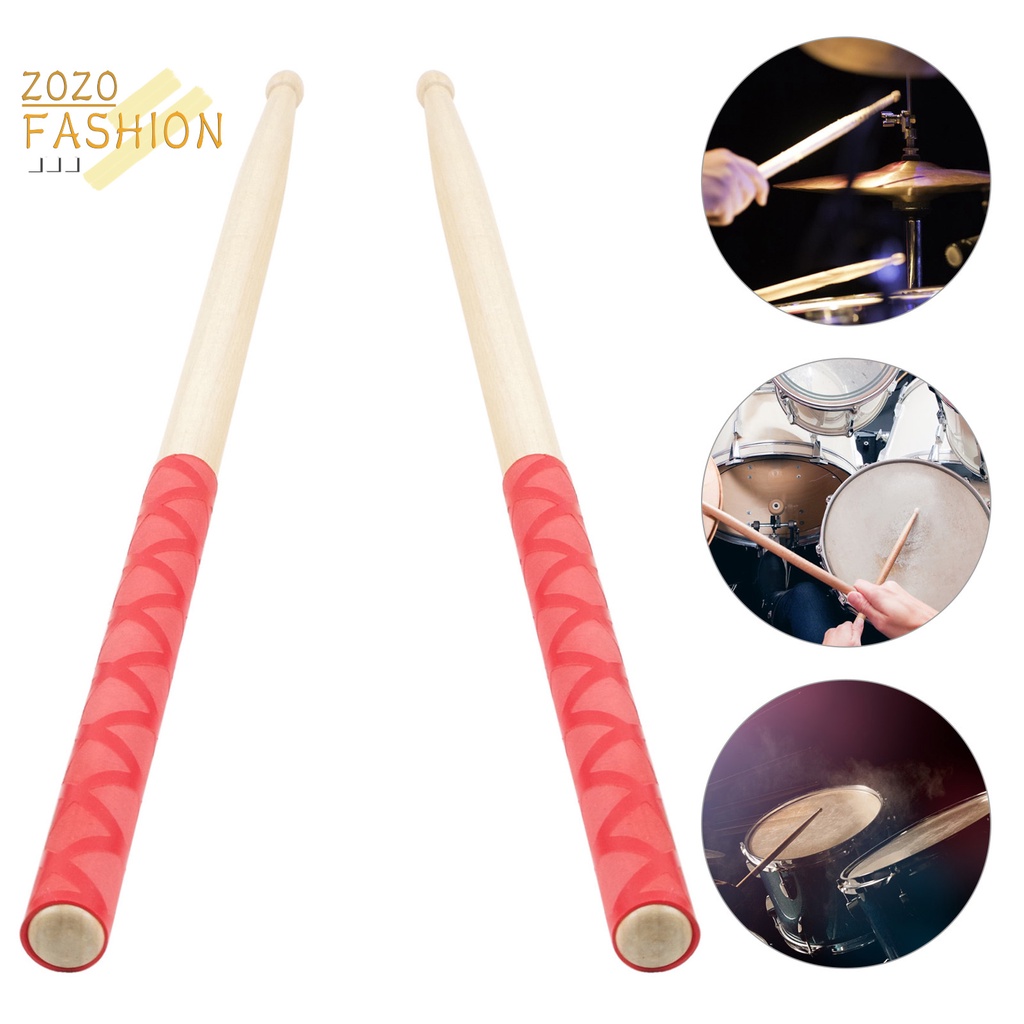 1 Cặp Vỏ Bọc Gậy Đánh Trống Co Nhiệt Chống Trượt Chống Trầy Xước Họa Tiết X-Texture