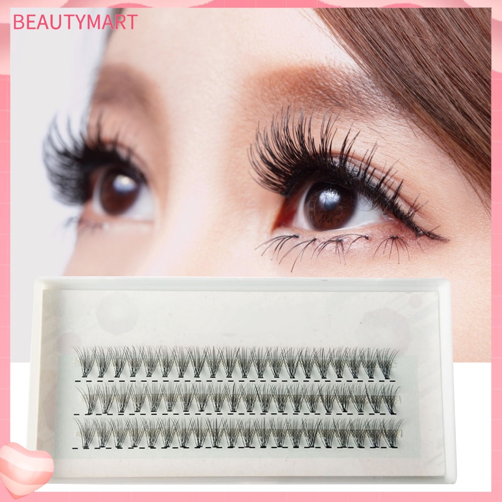 Set 60 Lông Mi Giả 10 Rễ Dày 0.1mm Tự Nhiên Nối Dài Mi Trang Điểm Làm Đẹp