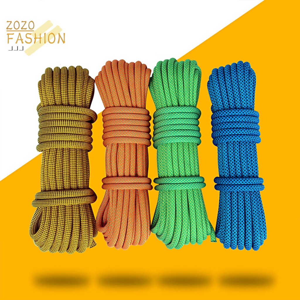 Dây Thừng Leo Núi 9mm Chịu Lực Tốt Chống Mài Mòn Chống Rơi Chịu Tải Nặng Màu Sắc Ngẫu Nhiên