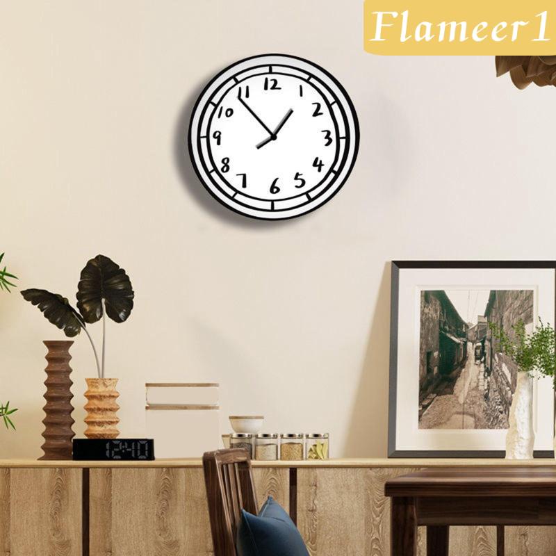 Đồng Hồ Treo Tường Bằng Acrylic Hoạt Động Bằng Pin 1 Dùng Trang Trí Phòng Học / Phòng Ăn