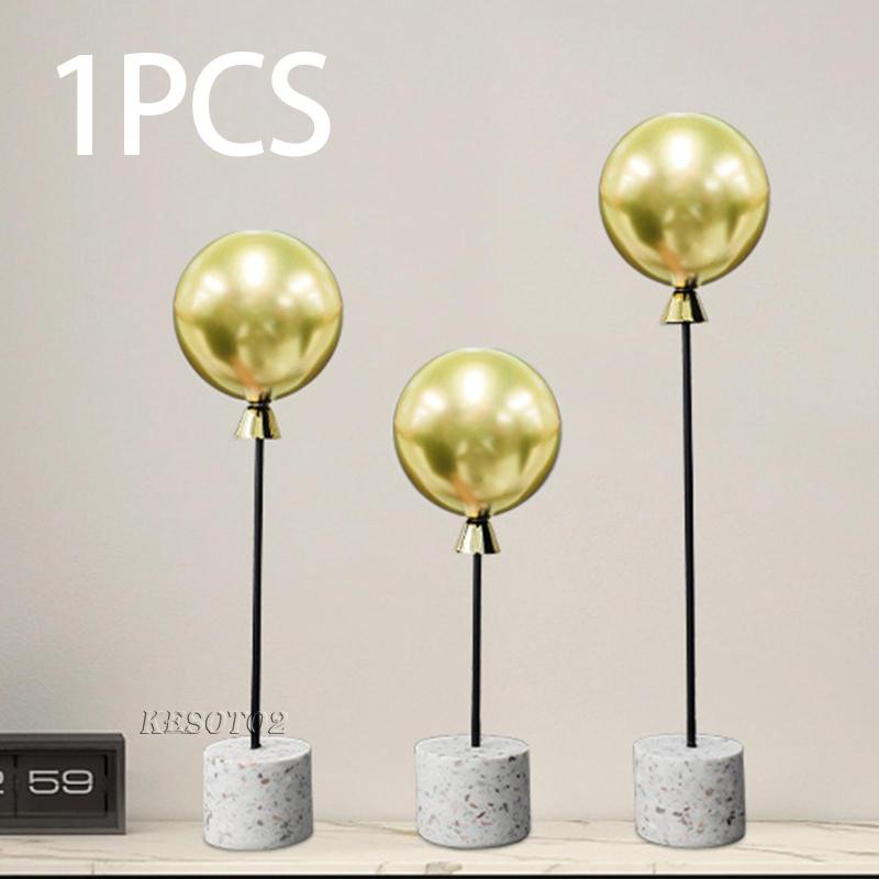 [Kesoto2] Mô Hình Bóng Bay Bằng Kim Loại Điêu Khắc Tượng Tượng Nhỏ Trang Trí Phòng Khách Quán Cà Phê Để Bàn