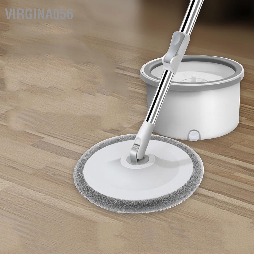 Virgina056 Cây lau sàn Bộ tách nước thải Rửa tay miễn phí Ướt và khô nhà bằng thép không gỉ sử dụng kép để làm sạch