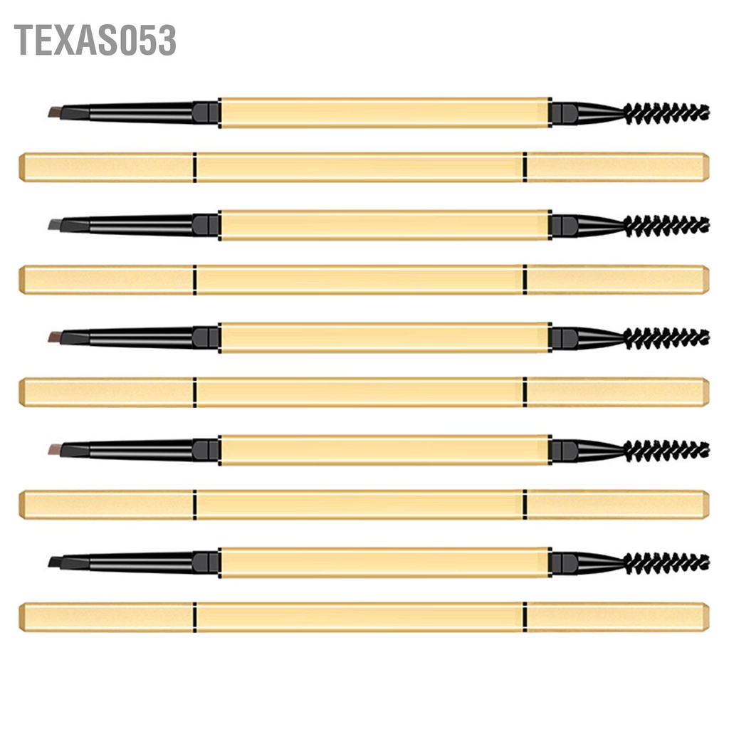 Texas053 Bút chì kẻ lông mày mỹ phẩm Hai đầu bền lâu Không nhòe Trang điểm cho phòng ngủ