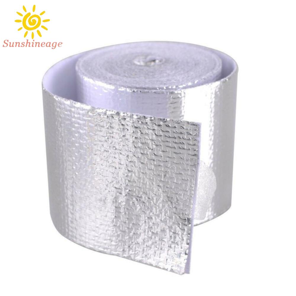 Băng Keo Sợi Thủy Tinh Chịu Nhiệt Bảo Vệ Ống Xả Xe Hơi Màu Bạc