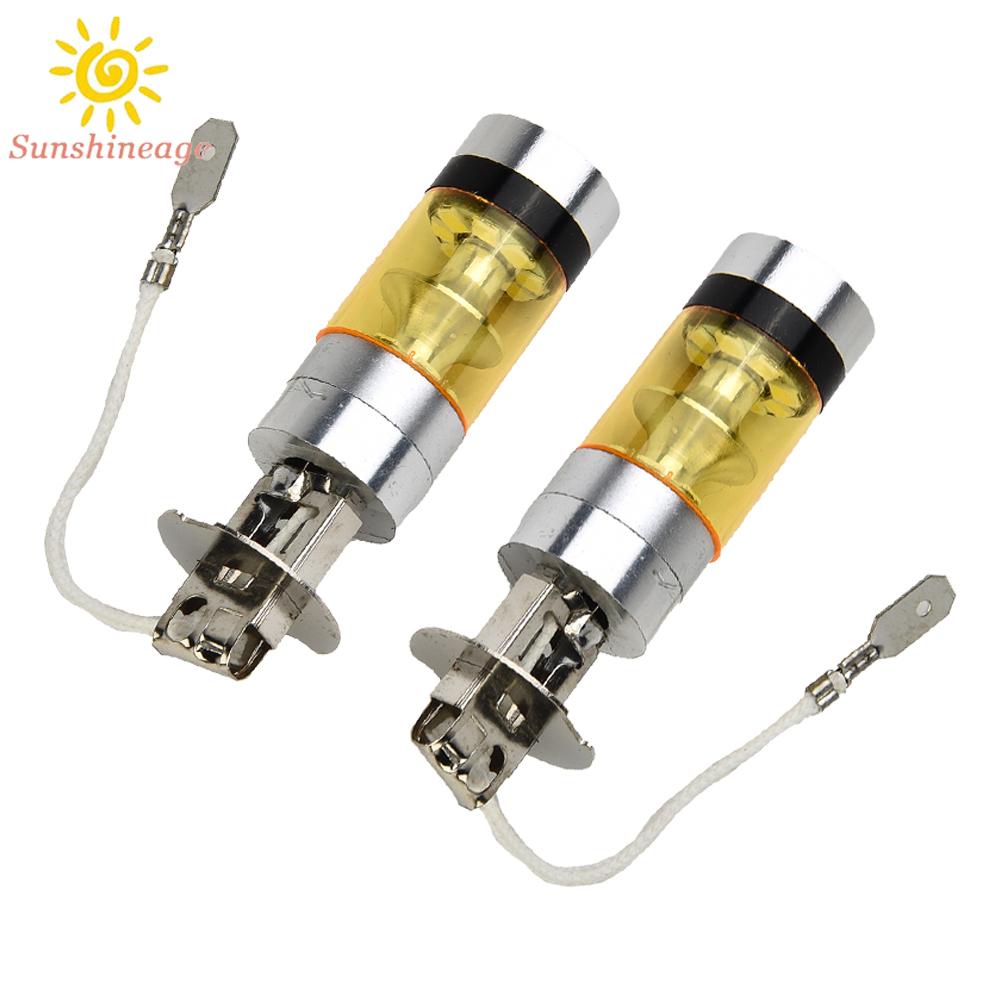 Đèn LED Vàng 12-24V 4300K Thay Thế 100W 2828SMD Bằng Hợp Kim Nhôm