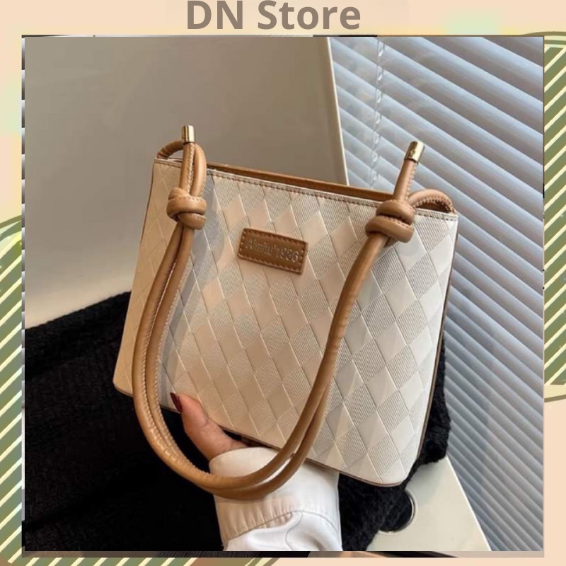 Túi Xách Nữ Túi Đeo Vai Tote Kẻ Caro Thời Trang Siêu Xinh DN Store