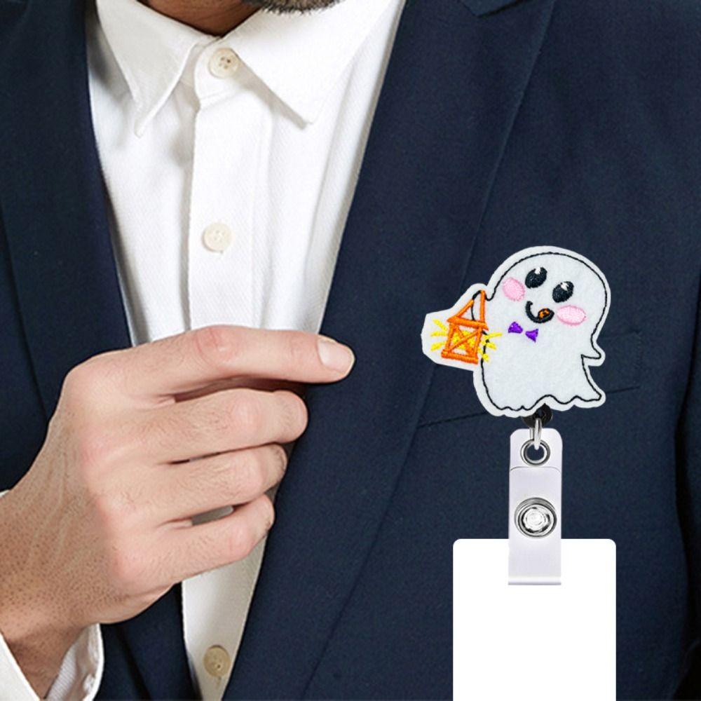 Giá Đỡ Thẻ Tên Hình Phù Thủy / Dơi / Ma Hoạt Hình Có Thể Thu Gọn Cho Tiệc Halloween