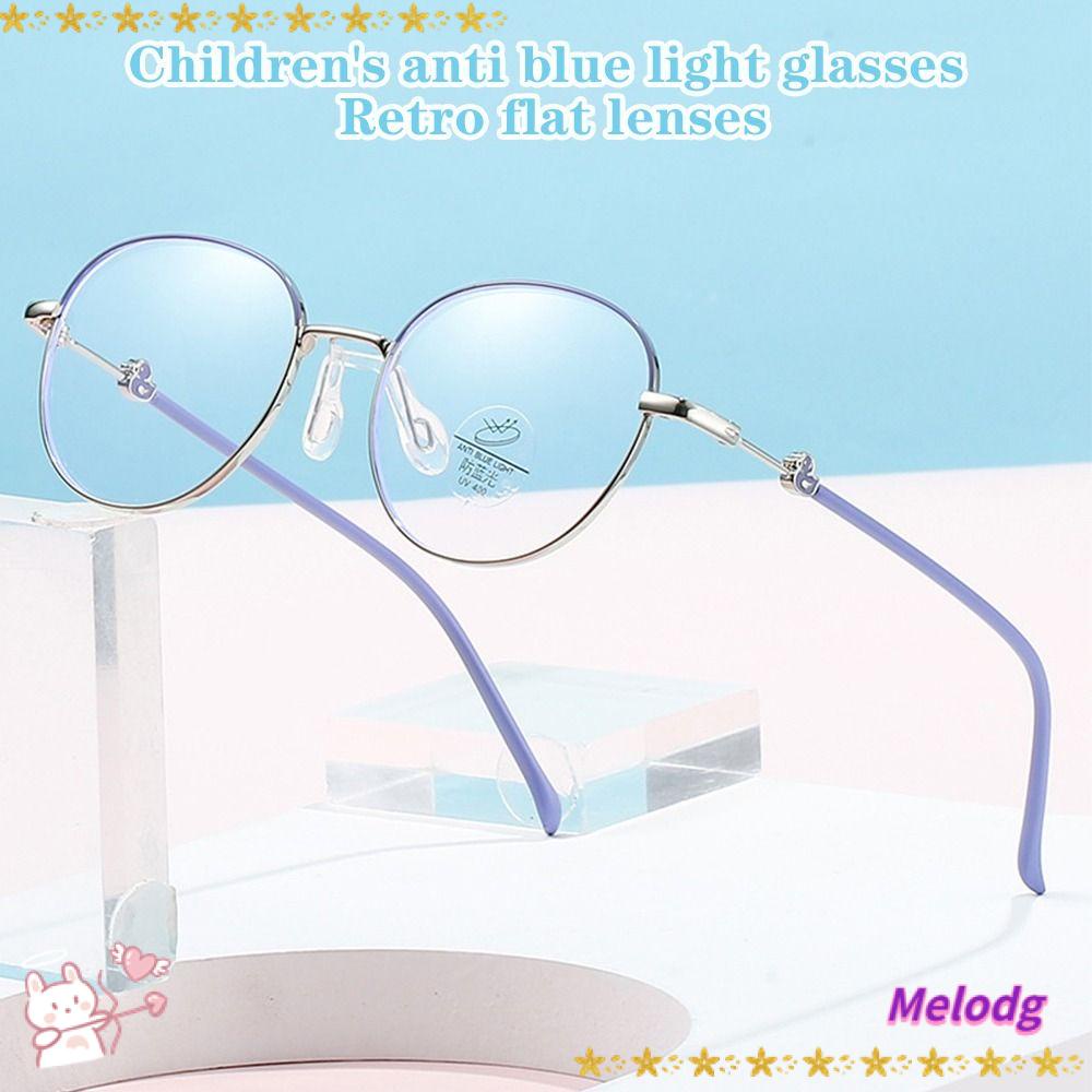 MELODG Kính Chống Ánh Sáng Xanh Thoải Mái Thời Trang Bảo Vệ Mắt Cho Bé Trai Và Bé Gái