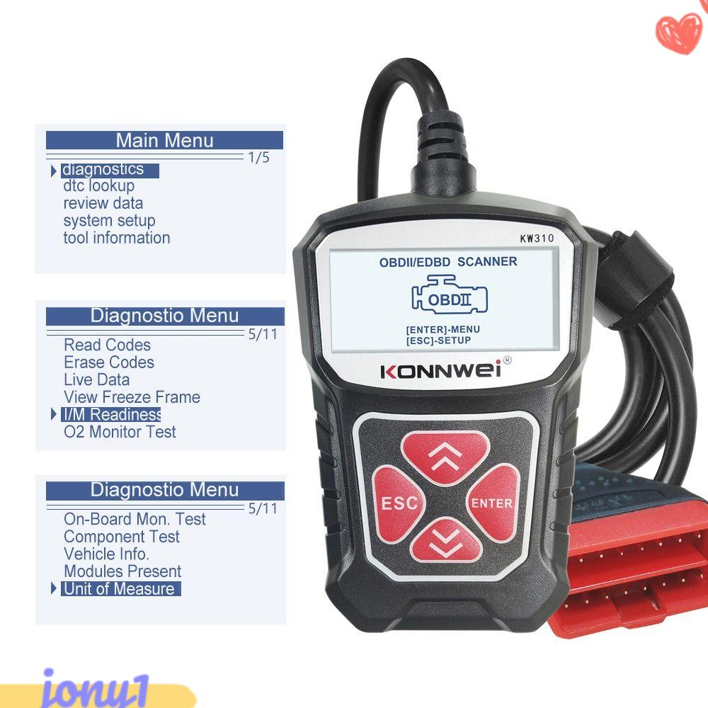 JONYE Thiết Bị Chẩn Đoán Lỗi Ô Tô KW310 OBD 2 PK Elm327