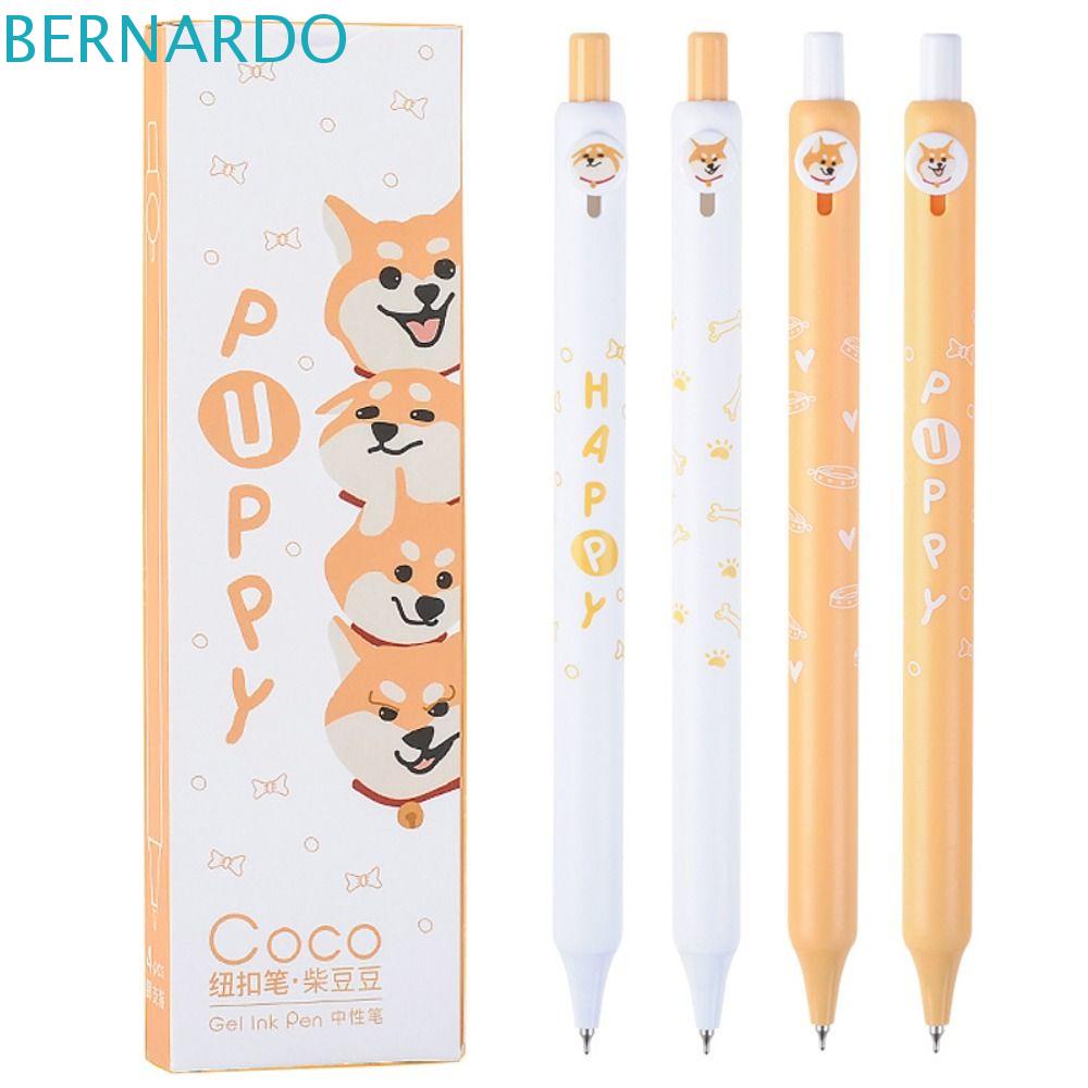 Bút Bi Mực Đen Nhanh Khô Ngòi 0.42mm Họa Tiết Hoạt Hình Cho Học Sinh