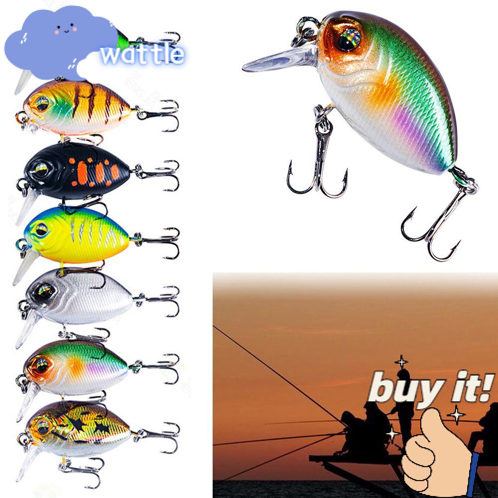 WATTLE Mồi Câu Cá Giả Kích Thước 3.8cm / 3.8g Chất Lượng Cao