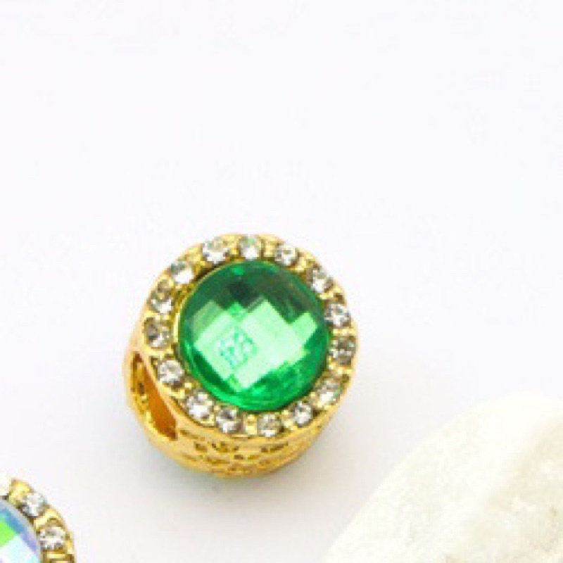 GIÁ SỈ  Charm tròn họa tiết đính đá - PL133 [Hàng loại 1 - SIÊU ĐẸP]