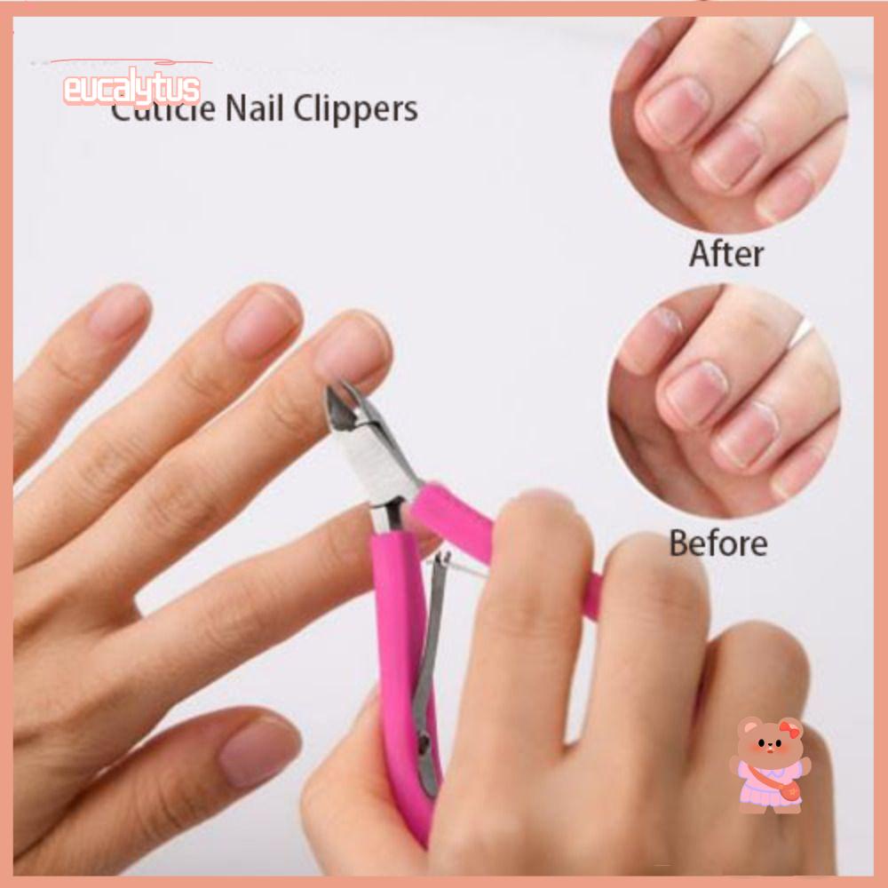 Kềm Cắt Móng Tay Tẩy Tế Bào Chết Nhiều Màu Bằng Thép Không Gỉ Chăm Sóc Móng Tay