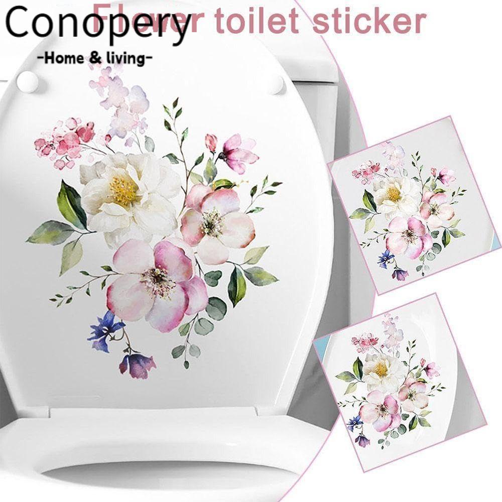 CONOPERYĐề Can PVC Dán Tường Tự Dính Họa Tiết Hoa Nghệ Thuật Hiện Đại Trang Trí Nhà Tắm