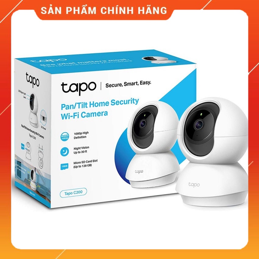 CAMERA IP WIFI TP-LINK TAPO C200 1080P 2MP - Camera an ninh dành cho gia đình
