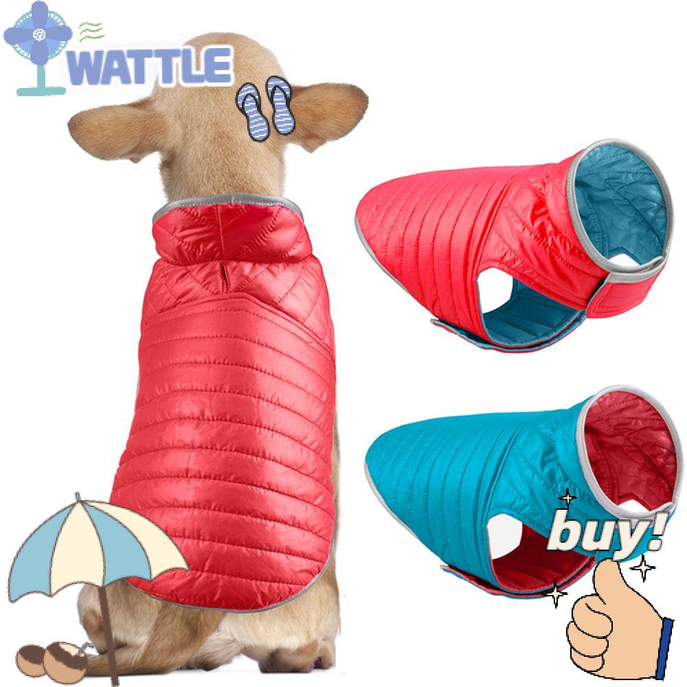 WTTLE Áo Khoác Chống Gió Phản Quang Thời Trang Mùa Đông Cho Thú Cưng