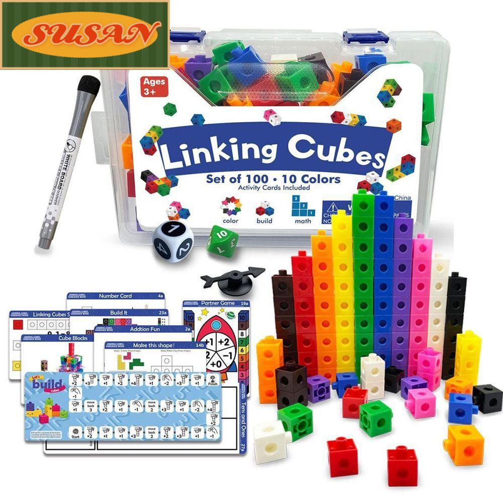SUSANS Đồ Chơi Khối Lập Phương Đầy Màu Sắc Giáo Dục Cho Trẻ Mẫu Giáo