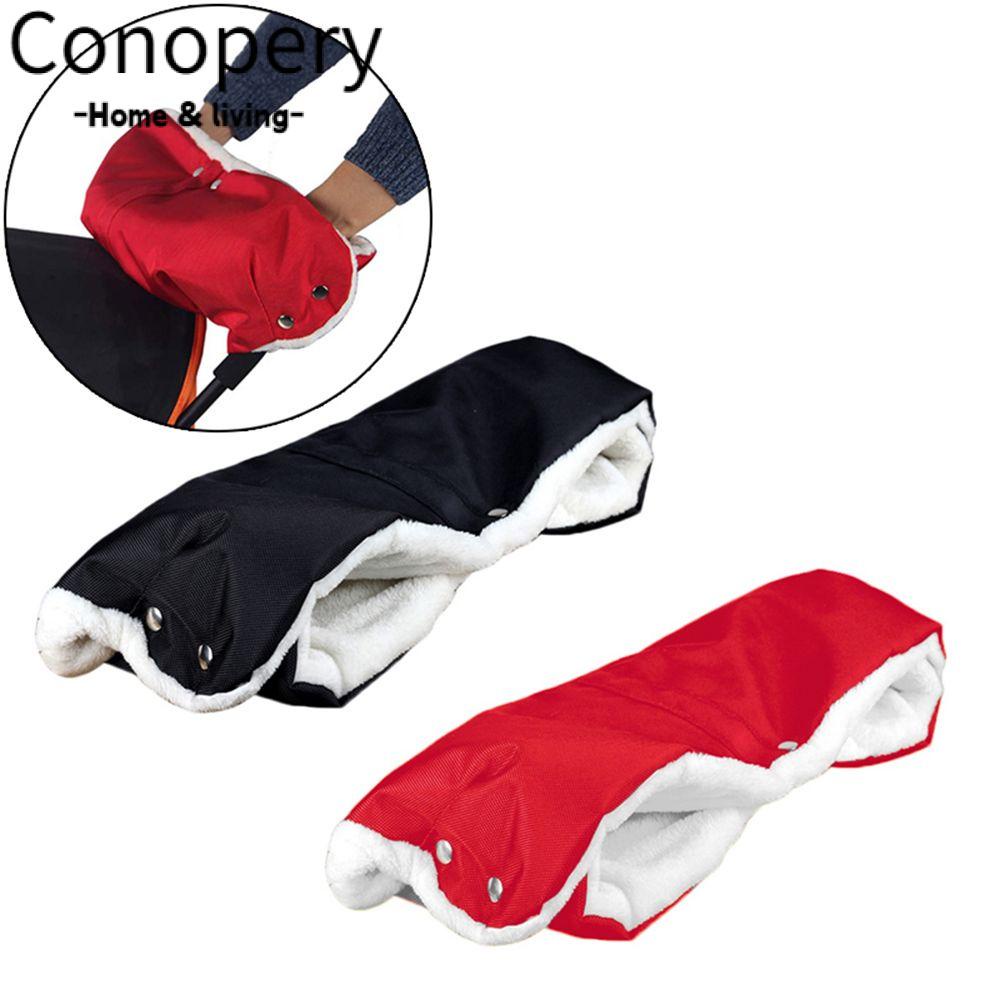 CONOPERY Găng Tay Phủ Xe Đẩy Em Bé Chống Thấm Nước Thời Trang Mùa Đông