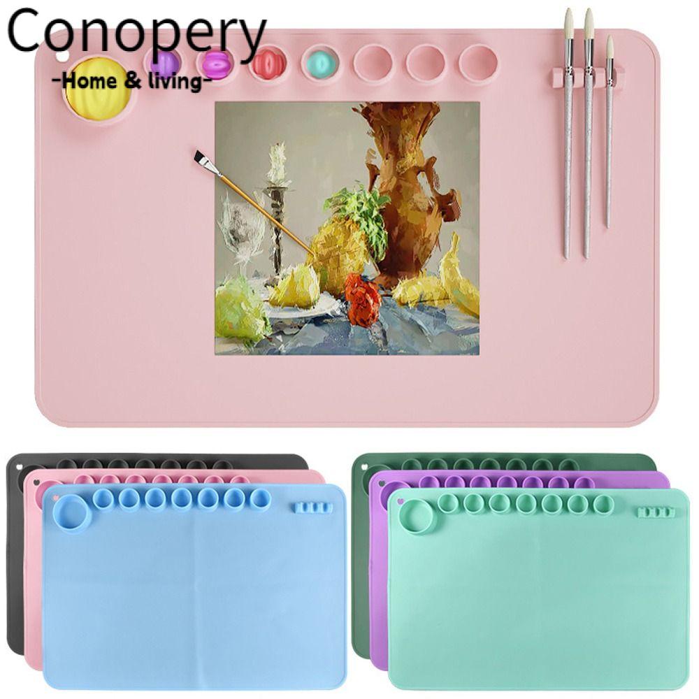 CONOPERY Thảm Vẽ Bằng Silicone Không Dính Chất Lượng Cao