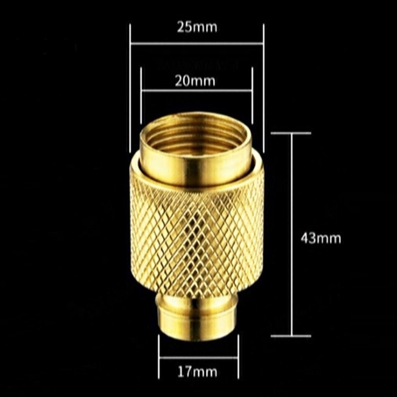 Đầu Nối Chuyển Đổi Vòi Nước Bằng Đồng 21mm Tiện Dụng Cho Tưới Cây/Nối Vòi Máy Giặt