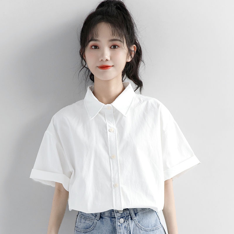 Áo Sơ Mi Cổ Polo Màu Sắc Đơn Giản Trẻ Trung