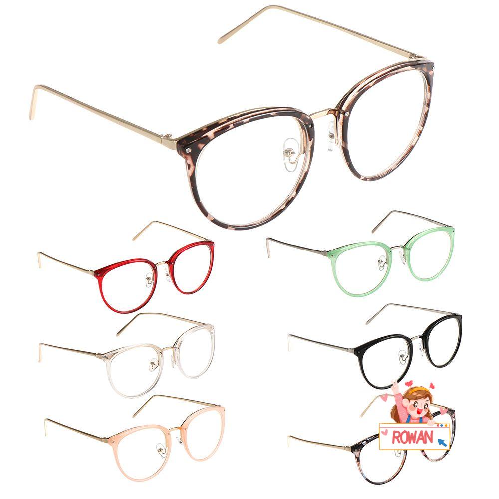 ROWANS Mắt Kính Gọng Kim Loại Thời Trang Hỗ Trợ Tầm Nhìn