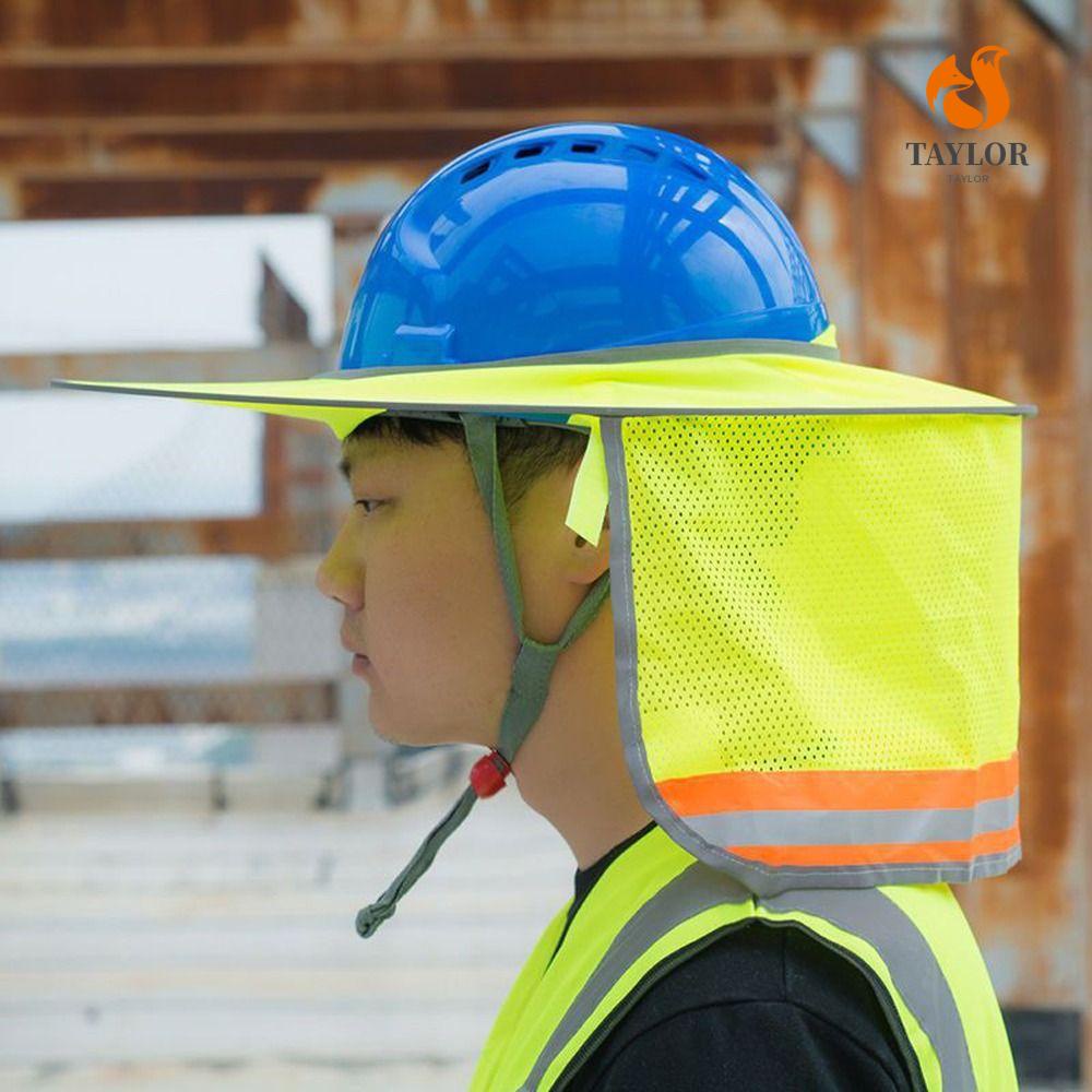 Mũ Bảo Hiểm TAYLOR1 Cứng Thiết Kế Rỗng Thoáng Khí Có Tấm Chắn Bảo Vệ Cổ
