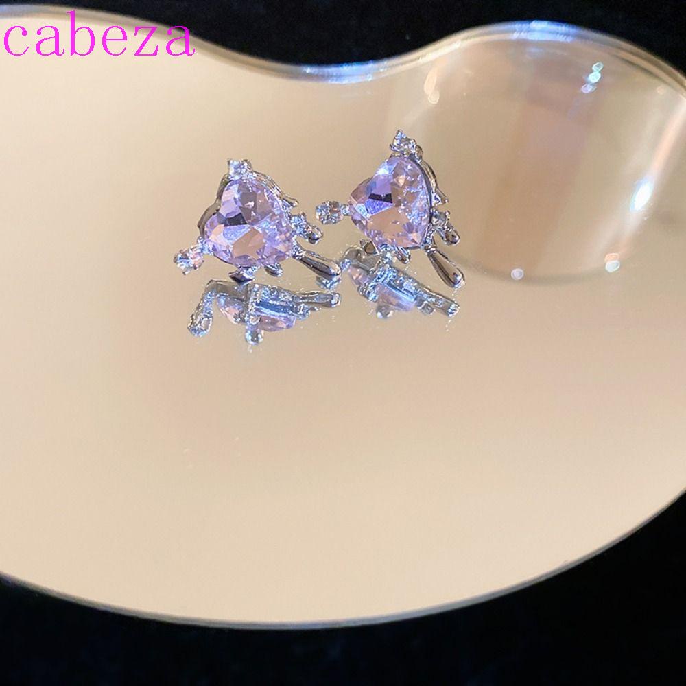 Bông Tai Bạc Hình Trái Tim Thời Trang Dành Cho Nữ