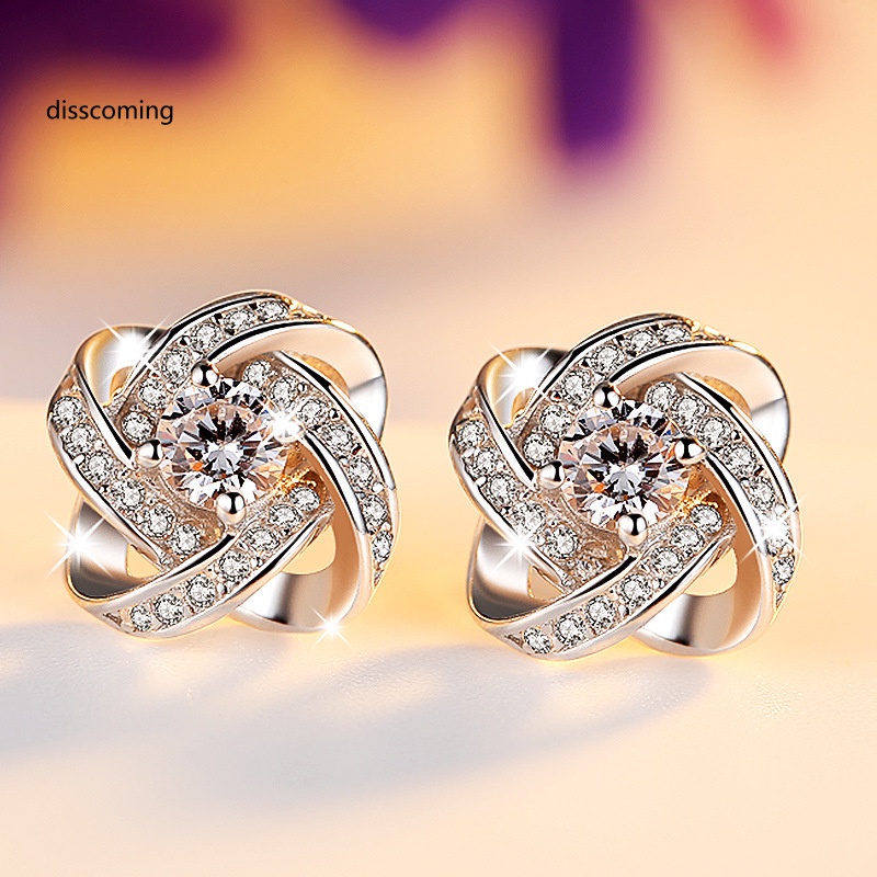 Đầm Nữ Kiểu Dáng Dễ Thương Xinh Xắn Hợp Thời Trang| Đôi Khuyên Tai Đính Đá Zircon Thời Trang Cho Nữ