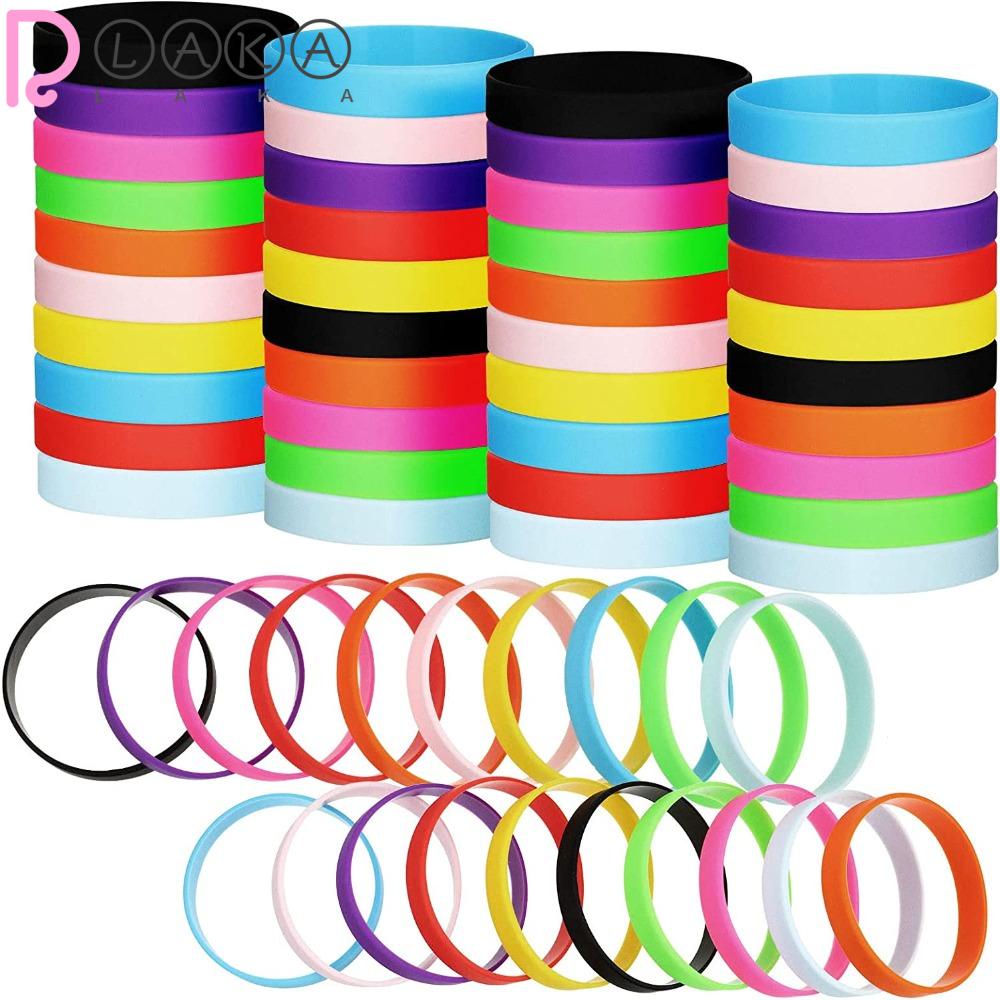 LAKAMIER Set 100 Vòng Tay Nhiều Màu Sắc Cho Tuổi Teen