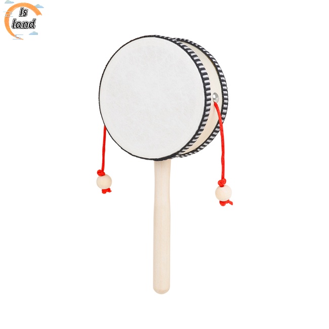 Trống Lục Lạc Gỗ 4-inch Truyền Thống Dành Cho Bé