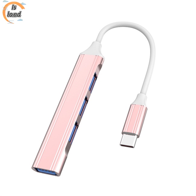 Đầu Chia 4 Cổng Usb Type C Tốc Độ Cao Otg Tương Thích Với Lenovo Huawei Xiaomi Macbook Pro 15