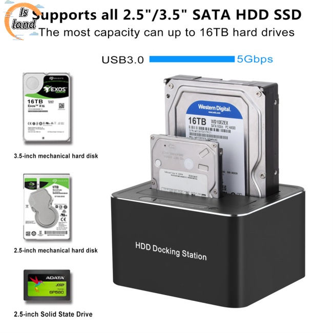Hộp Đựng Ổ Cứng Usb 3.0 2.5 / 3.5 Inch Sata