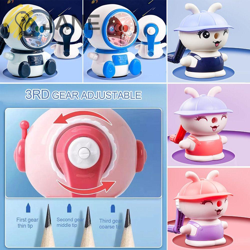 JANE Gọt Bút Chì Tự Động Hình Phi Hành Gia / Thỏ Hoạt Hình Đáng Yêu