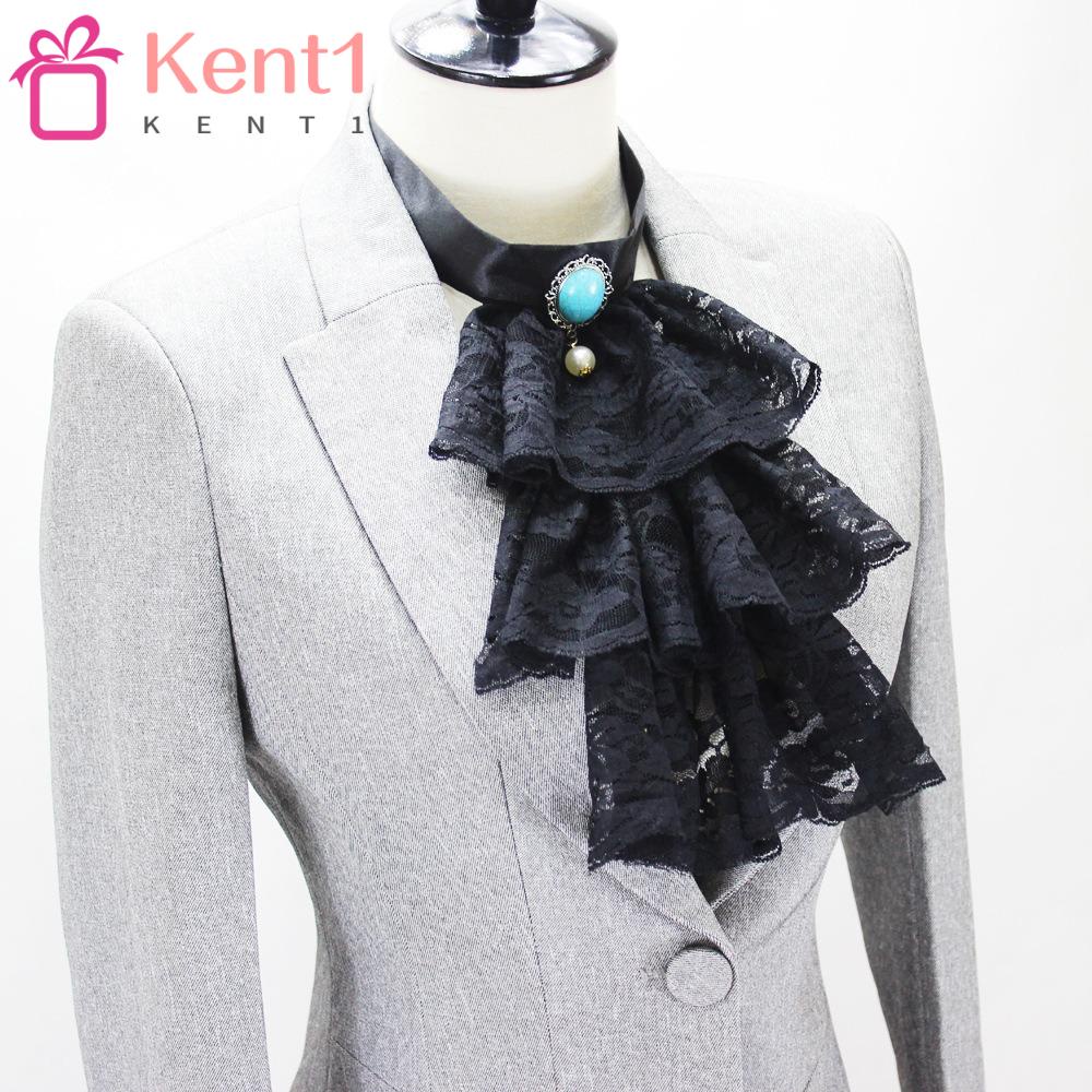 1 Cổ Áo Giả Vải Tuyn Bèo Nhún Hóa Trang Victorian Cho Nữ