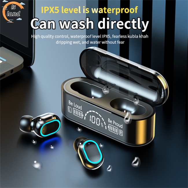 Tai Nghe Nhét Tai Bluetooth Không Dây G35 Màn Hình Kỹ Thuật Số Kèm Hộp Sạc Tiện Dụng