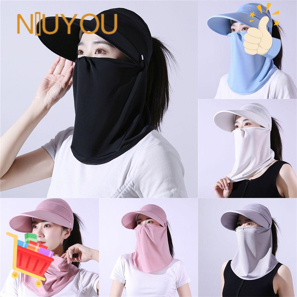 NIUYOU Mũ Rộng Vành Che Phủ Cổ Chống Tia UV Thời Trang Mùa Hè Cho Nữ