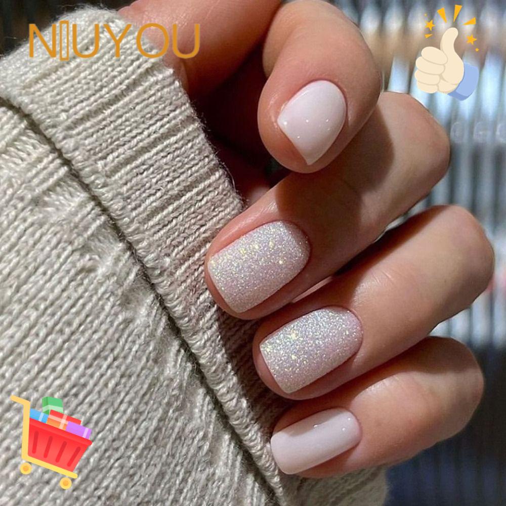 NIUYOU Bộ 24 Móng Tay Giả Che Phủ Toàn Diện Tháo Rời Được DIY