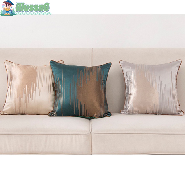 Vỏ Gối Vuông Họa Tiết Sang Trọng Trang Trí Nội Thất
