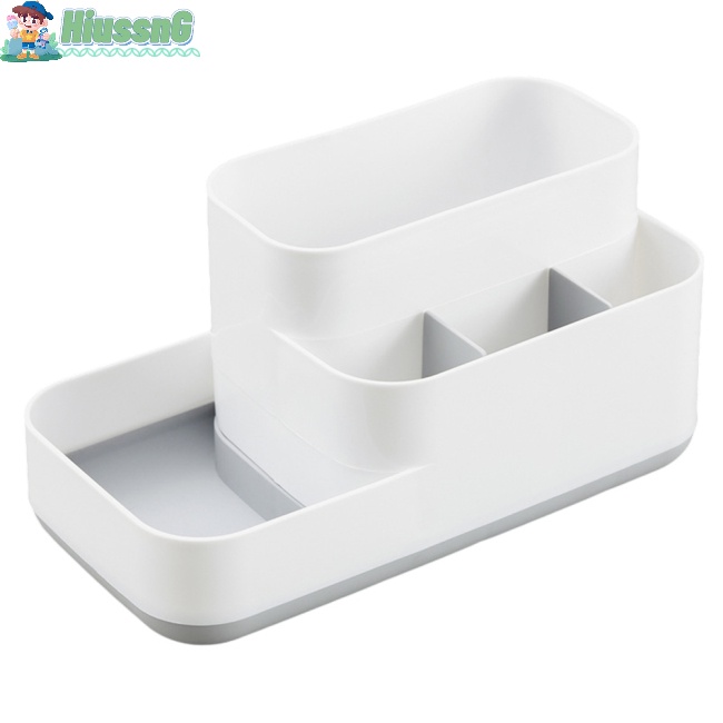 Hộp Nhựa 5 Ngăn Đựng Lược / Dao Cạo Râu Tiết Kiệm Không Gian Cho Nhà Tắm