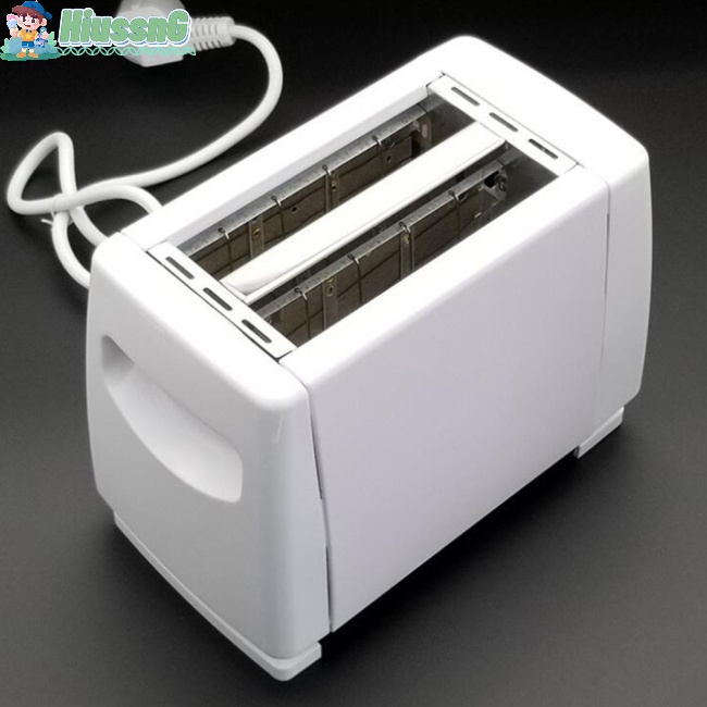 Máy Nướng Bánh Tự Động 6 Mức Độ 750w Kèm 2 Ngăn Đựng Cho 2-3 Người