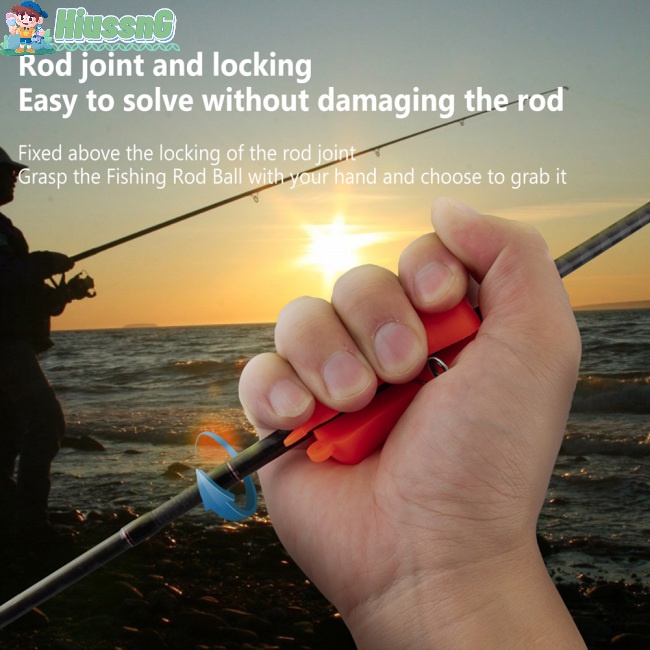 4 Phụ Kiện Kẹp Cố Định Cần Câu Cá Bằng Silicone