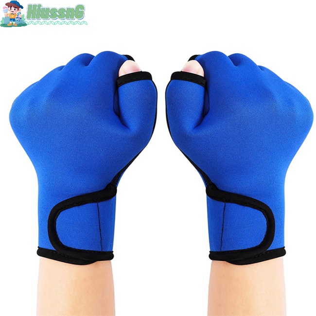 1 Đôi Găng Tay Bơi Lội Mềm Mại Thoải Mái Chống Mài Mòn Có Thể Tái Sử Dụng