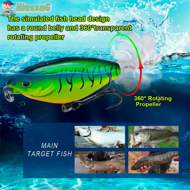 Mồi Câu Cá Nổi Cứng Chống Ồn 6g / 11g