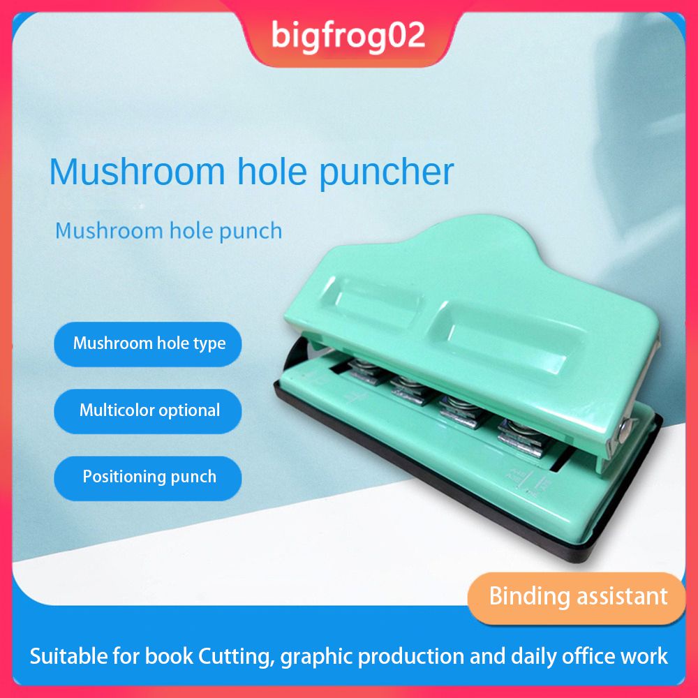 Dụng Cụ Đục Lỗ Hình Chữ T Nhiều Tờ Giấy / Nấm mini Kèm Lỗ Cố Định DIY
