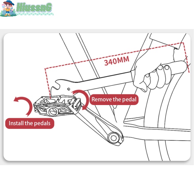 Cờ Lê 15mm Sửa Chữa Bàn Đạp Xe Đạp Chuyên Nghiệp